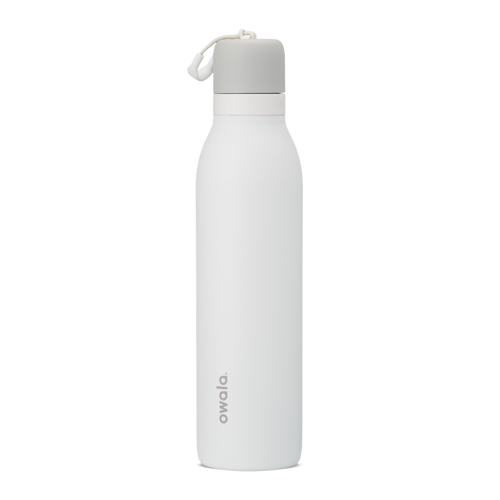 FreeSip Twist 24oz in White (clean white body, white lid and loop), shown