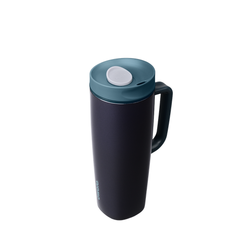 SmoothSip® Slider with Handle – Blue Steel / 24oz / Stainless Steel