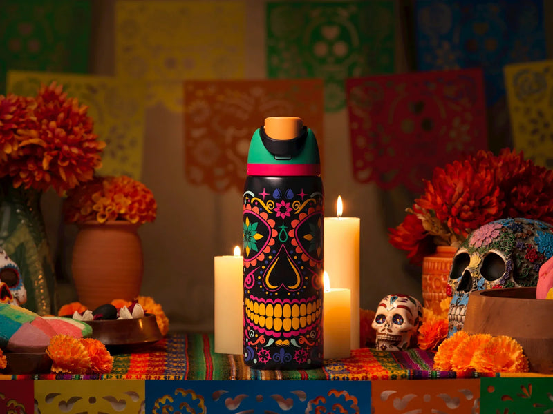 Sugar Skull Bottle | Honoring Día de los Muertos | Owala®