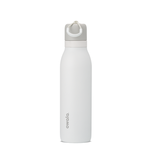 FreeSip Twist 18oz in White (clean white body, white lid and loop), shown
