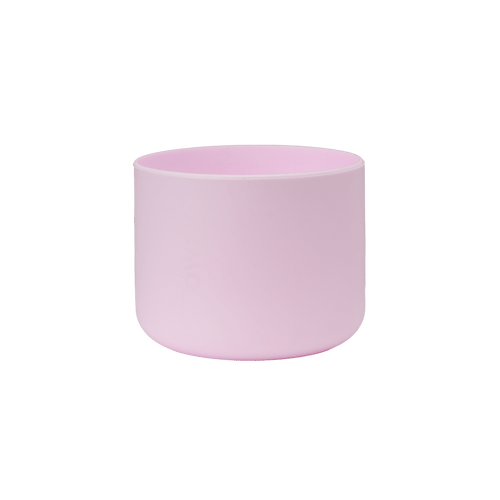 Bottle Boot 32oz in light pink silicone; medium cylindrical form