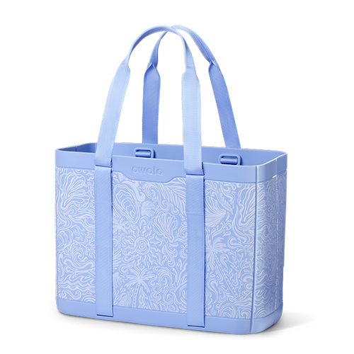The Sun-Day Collapsible Tote – Coastal Queen / Collapsible