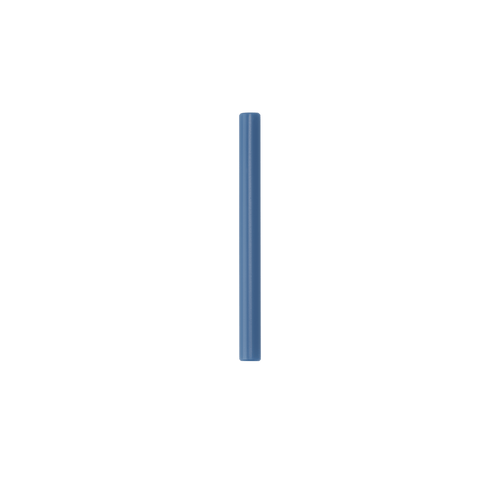 Owala Replacement Kids Tumbler Straw in Blue; single short solid medium blue straw