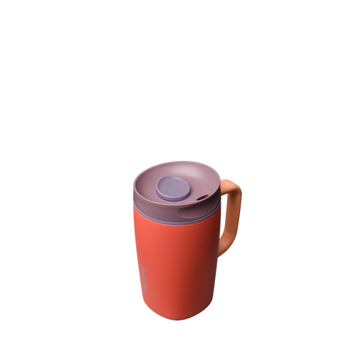 SmoothSip® Slider with Handle – Terracotta Sunset / 12oz / Stainless Steel