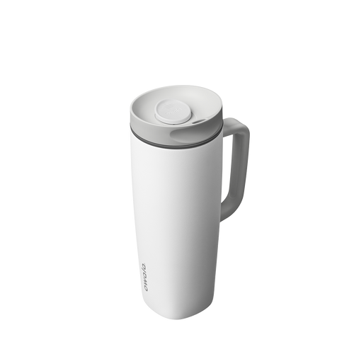SmoothSip® Slider with Handle – Shy Marshmallow / 24oz / Stainless Steel