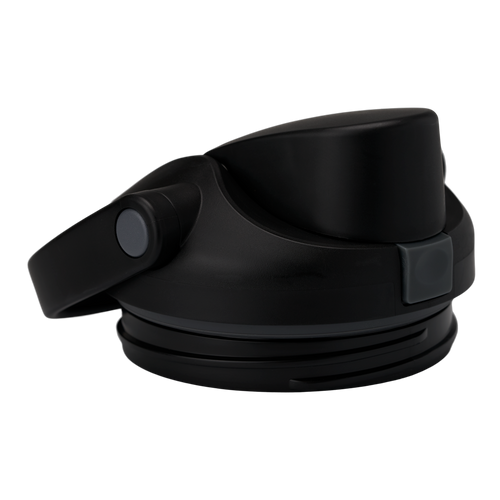 FreeSip Sway 40oz replacement lid in Very, Very Dark, matte black dome-shaped lid with black flip cap and dark carry loop